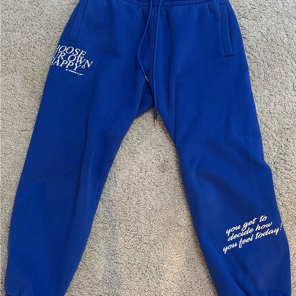 Women's Blue Joggers - Picture 2 of 3